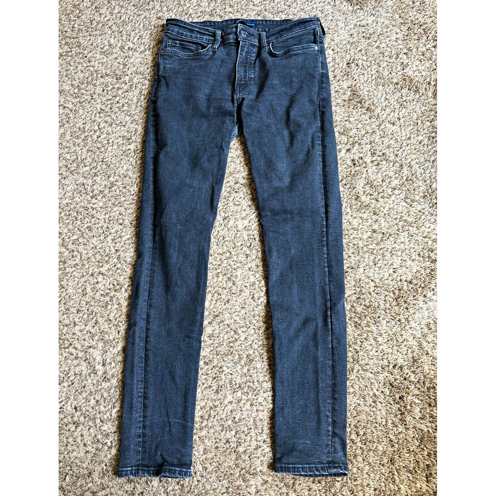 Levi's Made & Crafted Women's 711 Skinny Jeans Black Dark Wash Size 28